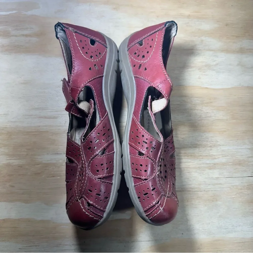 Earth Origins Rapid Tatum Red Mary Jane Shoes Women’s Size 7.5